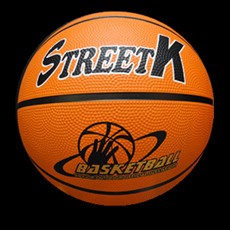 Rubber classic orange basketball MNB-006