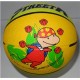 Funny face rubber basketball MNB-005