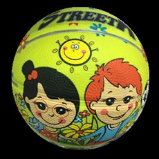 Neon color rubber ball kids like  MNB-022