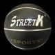 sliver embossed logo  rubber basketball  RB-038