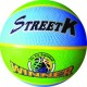 Multi color rubber basketball RB-014