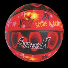 Size 7 inflatable rubber basketball RB-021