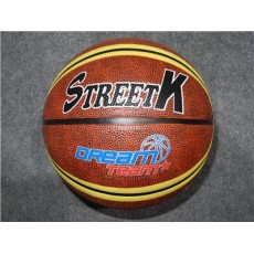 Fake leather/printing on rubber basketball RB-028