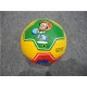Kids play rubber soccer with cartoon logo FB-004
